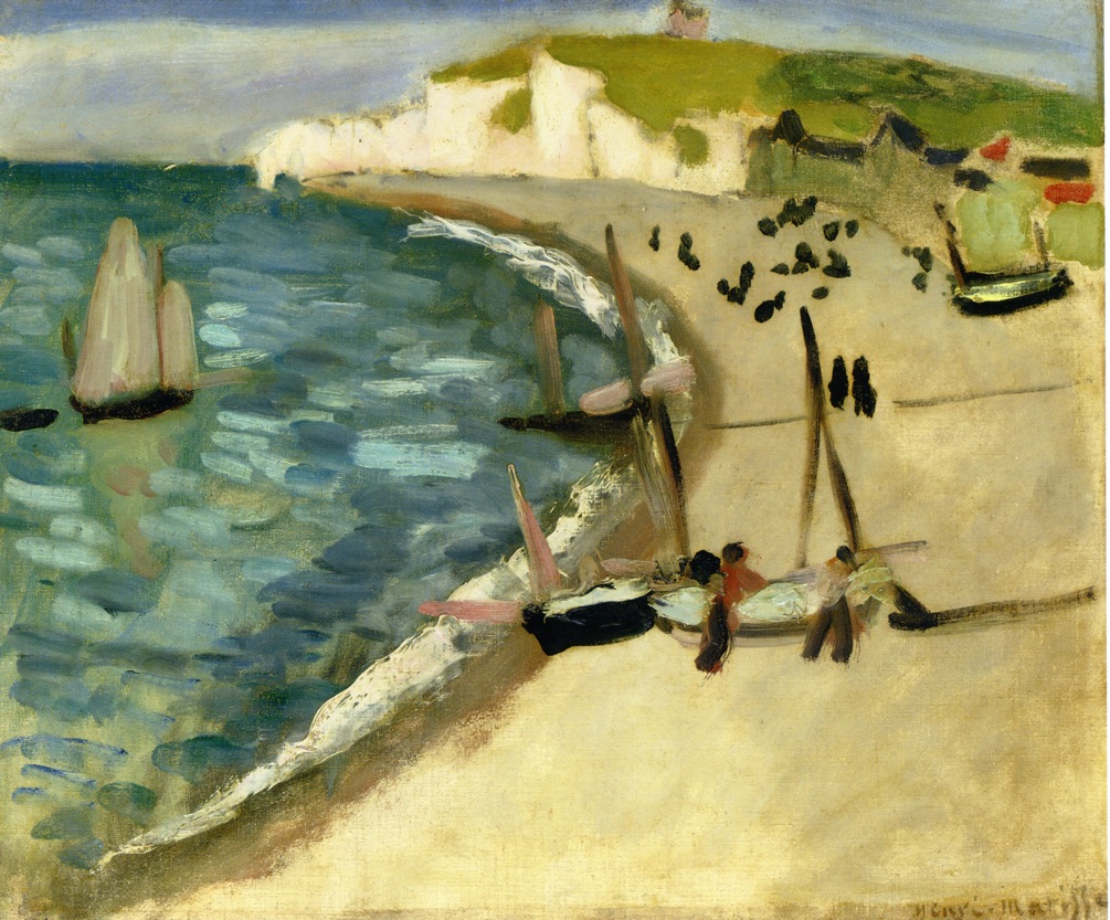 Henri Matisse - Aht Amont Cliffs at Etretat 1920